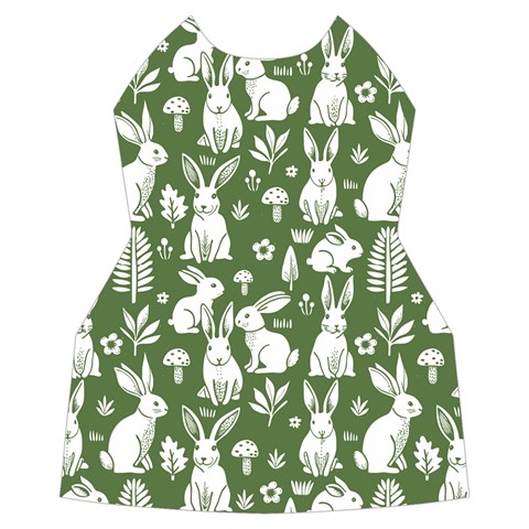 Easter bunny pattern Women s Long Sleeve Raglan T Front