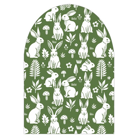 Easter bunny pattern Microwave Oven Glove from ArtsNow.com Front