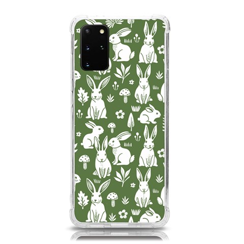 Easter bunny pattern Samsung Galaxy S20 Plus 6.7 Inch TPU UV Case from ArtsNow.com Front