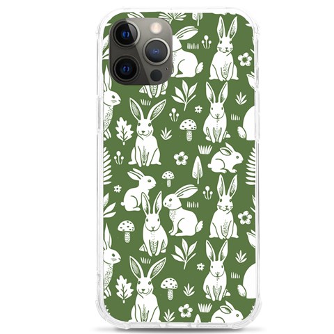 Easter bunny pattern iPhone 12 Pro max TPU UV Print Case from ArtsNow.com Front