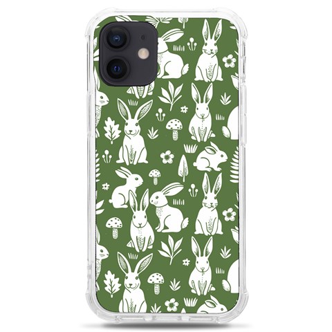 Easter bunny pattern iPhone 12 mini TPU UV Print Case	 from ArtsNow.com Front