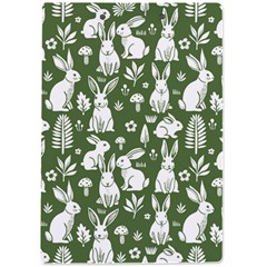 Easter bunny pattern A4 Acrylic Clipboard from ArtsNow.com Back
