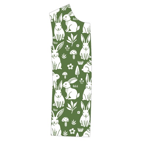 Easter bunny pattern Kids  Stylish Hooded Puffer Vest from ArtsNow.com Front Right