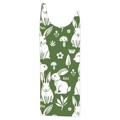 Easter bunny pattern Kids  Stylish Hooded Puffer Vest from ArtsNow.com Front Left Side