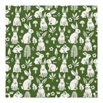 Easter bunny pattern Banner and Sign 3  x 3 
