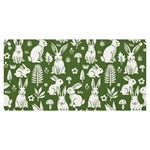 Easter bunny pattern Banner and Sign 6  x 3 