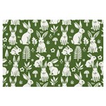 Easter bunny pattern Banner and Sign 6  x 4 