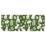 Easter bunny pattern Banner and Sign 8  x 3 