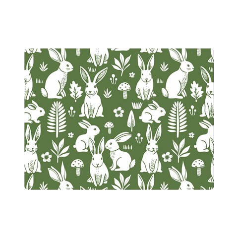 Easter bunny pattern 35  x 27  Premium Plush Fleece Blanket (Mini) from ArtsNow.com 35 x27  Blanket Front