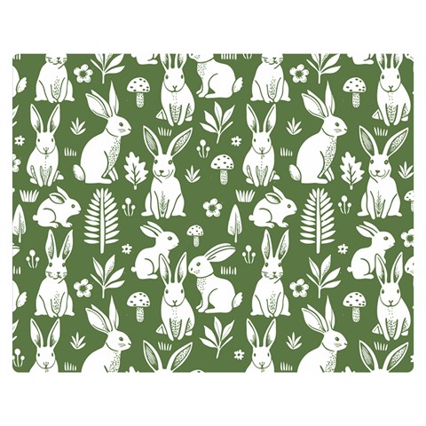 Easter bunny pattern 60  x 50  Premium Plush Fleece Blanket (Medium) from ArtsNow.com 60 x50  Blanket Front