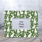 Easter bunny pattern White Tabletop Photo Frame 4 x6 