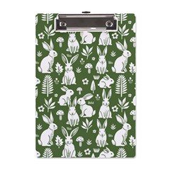 Easter bunny pattern A5 Acrylic Clipboard from ArtsNow.com Front