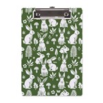 Easter bunny pattern A5 Acrylic Clipboard