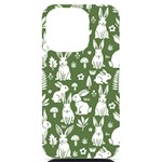 Easter bunny pattern iPhone 14 Pro Black UV Print PC Hardshell Case