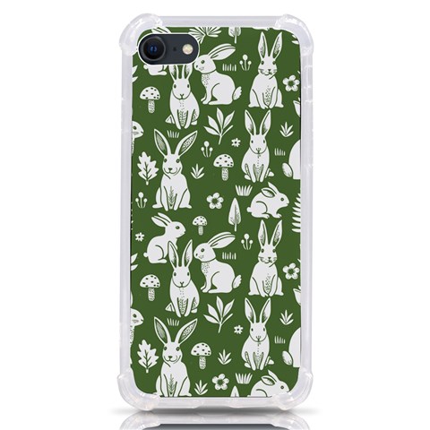 Easter bunny pattern iPhone SE from ArtsNow.com Front