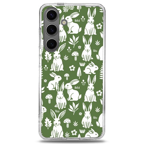 Easter bunny pattern Samsung Galaxy S24 6.2 Inch TPU UV Case from ArtsNow.com Front