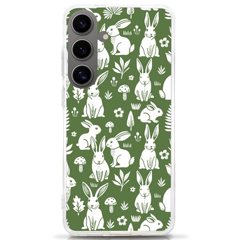 Easter bunny pattern Samsung Galaxy S24 Ultra 6.9 Inch TPU UV Case from ArtsNow.com Front