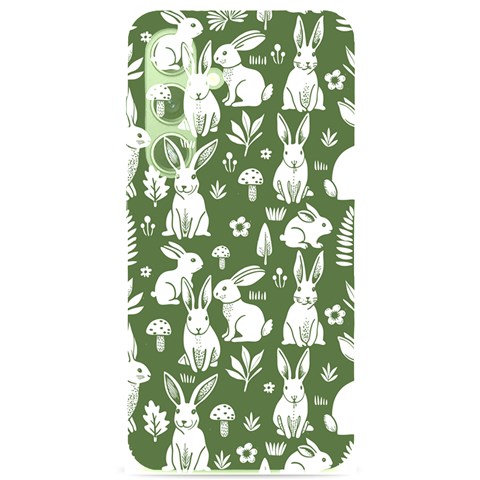 Easter bunny pattern Samsung Galaxy S24 6.2 Inch Black TPU UV Case from ArtsNow.com Front