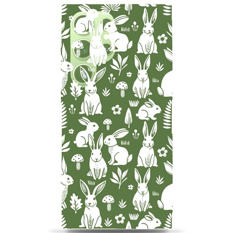 Easter bunny pattern Samsung Galaxy S24 Ultra 6.9 Inch Black TPU UV Case from ArtsNow.com Front