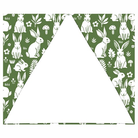 Easter bunny pattern Automatic Folding Umbrella with Case (Small) from ArtsNow.com 19.98 x16.78  Umbrella - 2