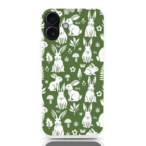 Easter bunny pattern iPhone 16 Plus TPU UV Print Case from ArtsNow.com Front