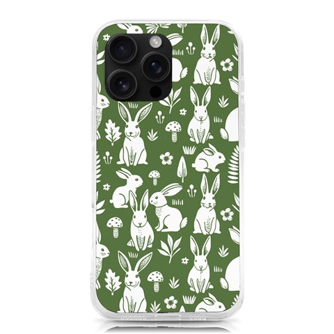 Easter bunny pattern iPhone 16 Pro Max TPU UV Print Case from ArtsNow.com Front