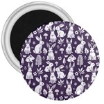 Easter bunny pattern 3  Magnets