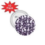 Easter bunny pattern 1.75  Buttons (10 pack)