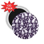 Easter bunny pattern 2.25  Magnets (100 pack) 