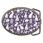 Easter bunny pattern Belt Buckles