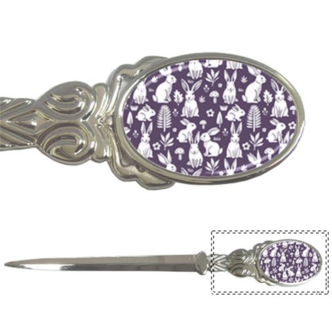 Easter bunny pattern Letter Opener from ArtsNow.com Front