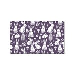 Easter bunny pattern Sticker (Rectangular)