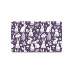 Easter bunny pattern Magnet (Name Card)