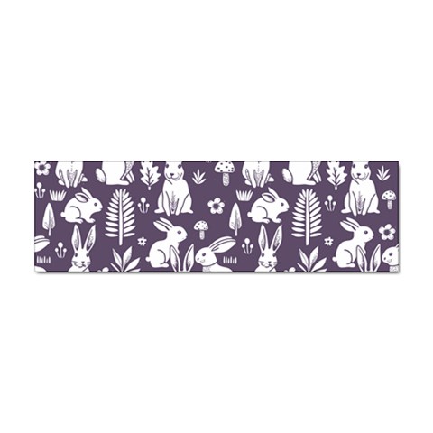 Easter bunny pattern Sticker Bumper (100 pack) from ArtsNow.com Front