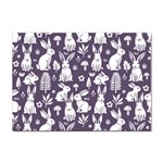 Easter bunny pattern Sticker A4 (100 pack)