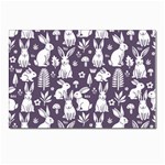Easter bunny pattern Postcard 6 x 4  (Pkg of 10)