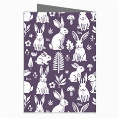 Easter bunny pattern Greeting Card from ArtsNow.com Right