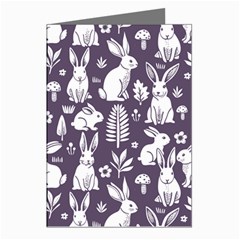 Easter bunny pattern Greeting Cards (Pkg of 8) from ArtsNow.com Left