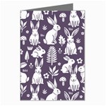 Easter bunny pattern Greeting Cards (Pkg of 8)