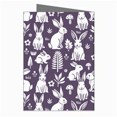 Easter bunny pattern Greeting Cards (Pkg of 8) from ArtsNow.com Right