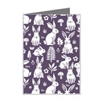 Easter bunny pattern Mini Greeting Card