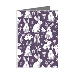 Easter bunny pattern Mini Greeting Cards (Pkg of 8) from ArtsNow.com Right