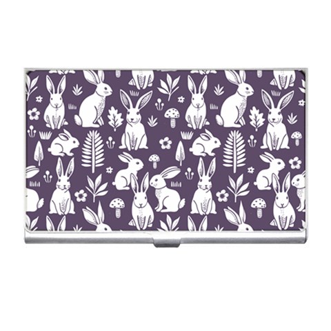 Easter bunny pattern Business Card Holder from ArtsNow.com Front