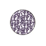 Easter bunny pattern Hat Clip Ball Marker