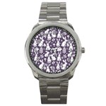Easter bunny pattern Sport Metal Watch