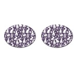 Easter bunny pattern Cufflinks (Oval)