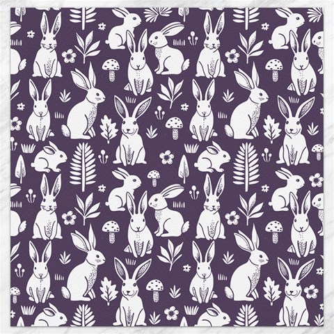 Easter bunny pattern Canvas 12  x 12  from ArtsNow.com 11.4 x11.56  Canvas - 1
