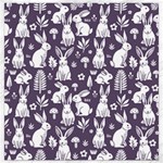 Easter bunny pattern Canvas 12  x 12 