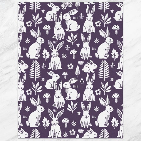Easter bunny pattern Canvas 12  x 16  from ArtsNow.com 11.86 x15.41  Canvas - 1