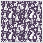 Easter bunny pattern Canvas 16  x 16 